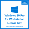 Windows 10 Pro for Workstation License Key